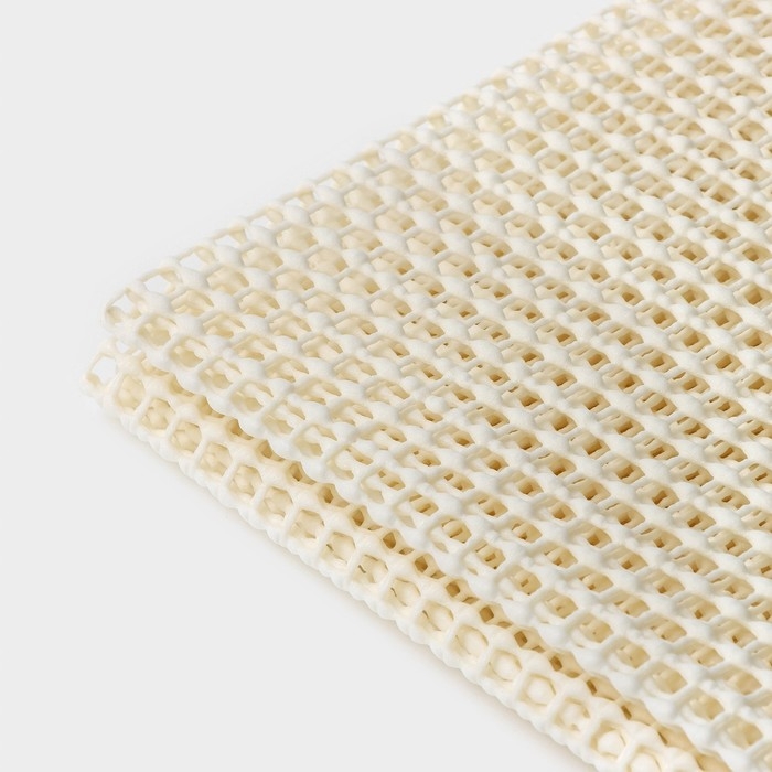 Подложка под ковёр противоскользящая Доляна, 45&times;120 см, цвет бежевый