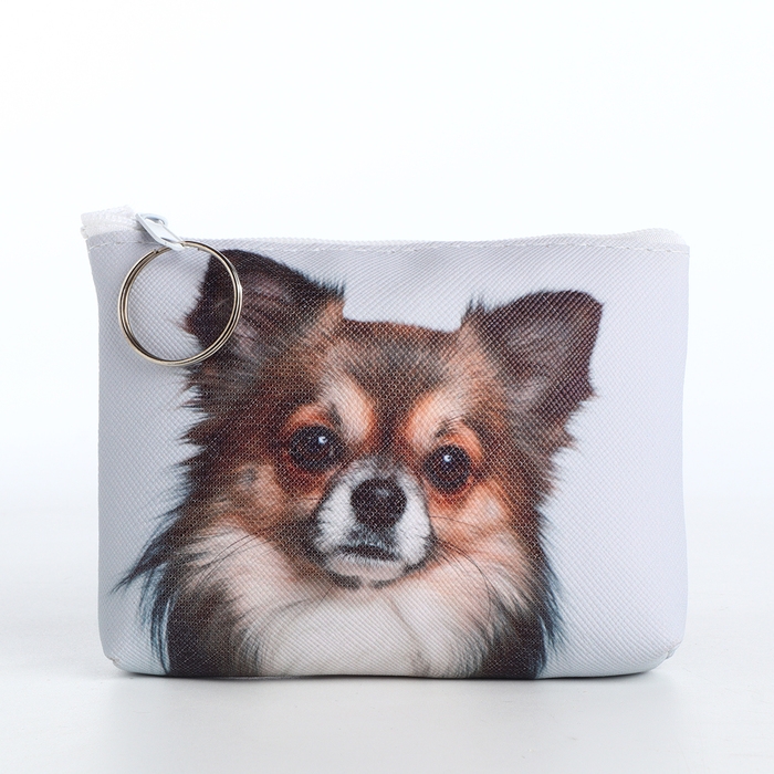 Кошелёк детский на молнии &laquo;Выбражулька&raquo;, цвет белый