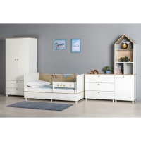 Кровать с ящиками Эйп 11.40, с/м 1600*800, 1642х897х750, Белый Кровать с ящиками Эйп 11.40, с/м 1600*800, 1642х897х750, Белый