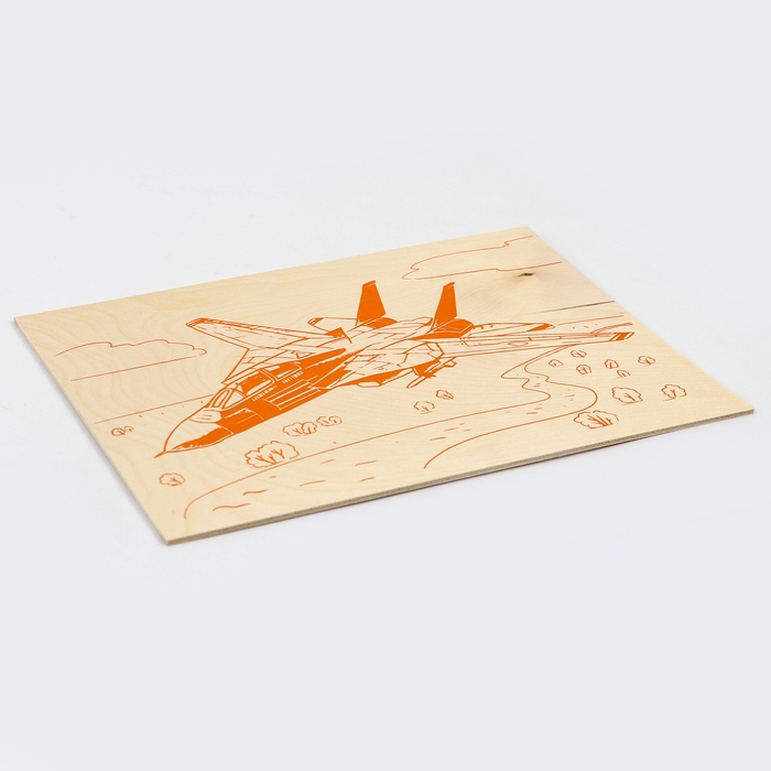 Основы для выжигания «Истребитель» 30х21 см Основы для выжигания «Истребитель» 30х21 см