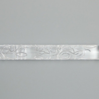 Скалка для творчества акрил "Цветы" 16х1 см Скалка для творчества акрил "Цветы" 16х1 см