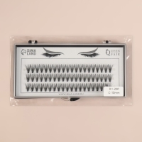 Набор накладных ресниц «Классика», пучки, 10 мм, толщина 0,1 мм, изгиб С, 20 D Набор накладных ресниц «Классика», пучки, 10 мм, толщина 0,1 мм, изгиб С, 20 D