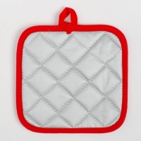 Кухонный новогодний набор Доляна Christmas прихватка 17*17см, варежка 26*16 см, фартук 60*80 см,100% п/э Кухонный новогодний набор Доляна Christmas прихватка 17*17см, варежка 26*16 см, фартук 60*80 см,100% п/э