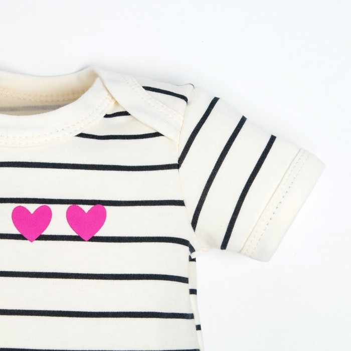 Боди детские Крошка Я Боди детские Крошка Я "Love"-3 шт, рост 62-68 см