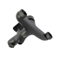 Смеситель для ванны ZEIN Z3853, однорычажный, душевой набор, лейка 5 режимов, графит