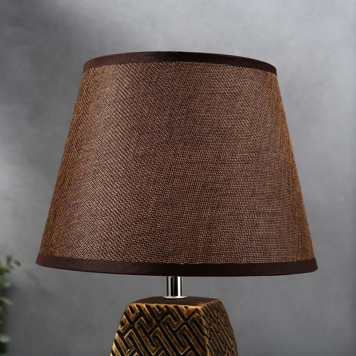 Лампа настольная 16444/1BR E14 40вт бронза 22х22х34 см RISALUX