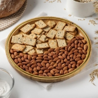 Блюдо для подачи Доляна &laquo;Цветение&raquo;, d=29,5 см, бамбук