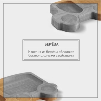 Менажница - тарелка деревянная Adelica «Грузовичок», 21×11×1,8 см, берёза Менажница - тарелка деревянная Adelica «Грузовичок», 21×11×1,8 см, берёза