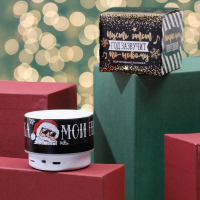 Колонка портативная новогодняя &laquo;Новый год: Моя музыка - мои правила&raquo;,   Bluetooth, USB, 6,9 х 6,9 х 5,2 см