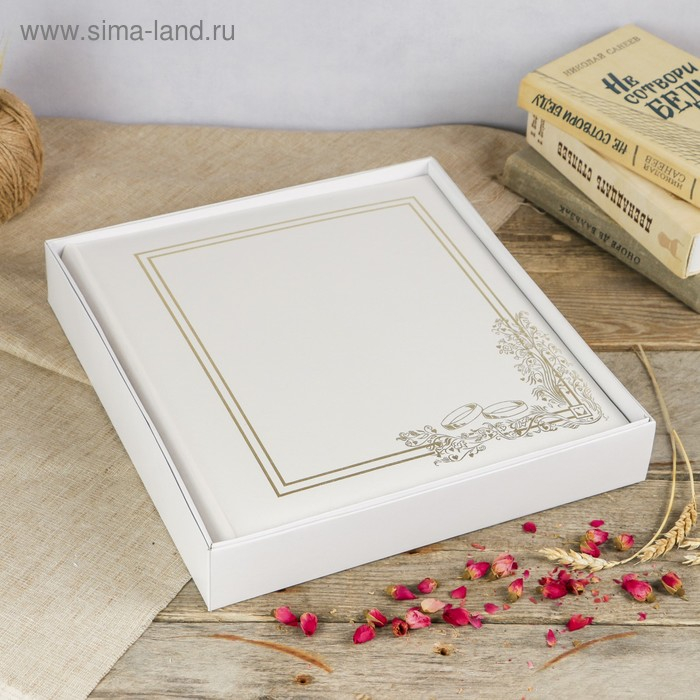 Фотоальбом на 40 листов Innova Фотоальбом на 40 листов Innova "Традиционный свадебный альбом", под уголки 28х32 см