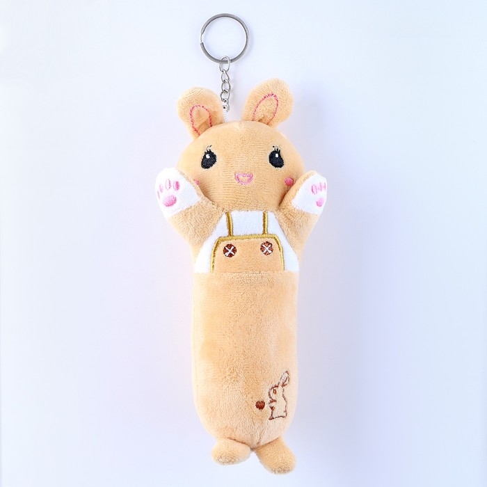 Брелок «Зайка», 15 см, цвета МИКС Брелок «Зайка», 15 см, цвета МИКС