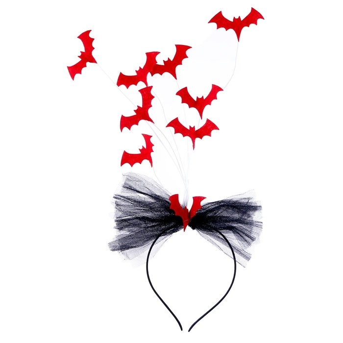 Карнавальный ободок &laquo;Летучая мышь&raquo;, цвета МИКС