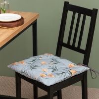 Сидушка на стул Этель Yellow poppies 42х42 см, 100% хлопок, репс 210 г/м2 Сидушка на стул Этель Yellow poppies 42х42 см, 100% хлопок, репс 210 г/м2