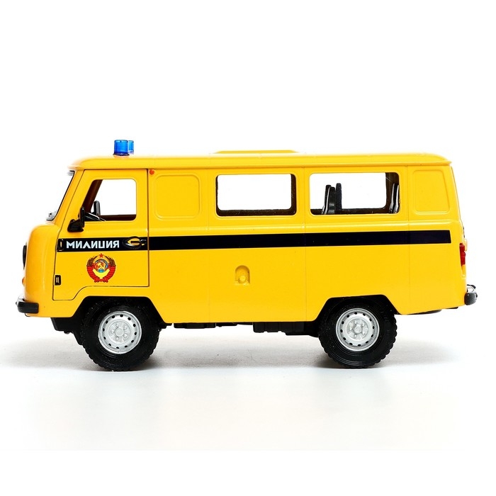 Машина металлическая «УАЗ 3962. Милиция», инерция, 1:24, свет и звук Машина металлическая «УАЗ 3962. Милиция», инерция, 1:24, свет и звук