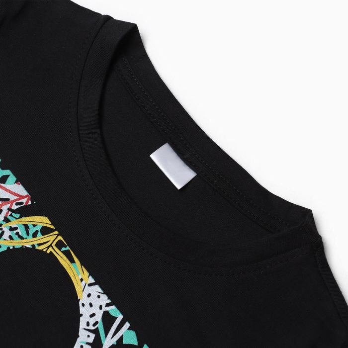 Футболка детская "Cool boy" Микки Маус, рост 110-116, черный