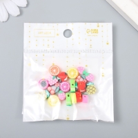 Бусины для творчества PVC "Фруктики" МИКС набор 20 шт 1х1х1 см Бусины для творчества PVC "Фруктики" МИКС набор 20 шт 1х1х1 см