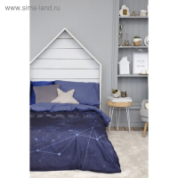 Постельное бельё 1,5 сп. Этель «Space» 145×210 см, 150×210 см, 50×70 см-1 шт, поплин, 100 % хлопок Постельное бельё 1,5 сп. Этель «Space» 145×210 см, 150×210 см, 50×70 см-1 шт, поплин, 100 % хлопок