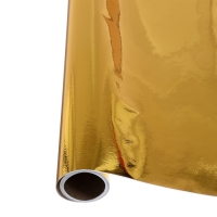 Пленка самоклеящаяся, металлизированная, золотая, 0.45 х 3 м, 30 мкм Пленка самоклеящаяся, металлизированная, золотая, 0.45 х 3 м, 30 мкм