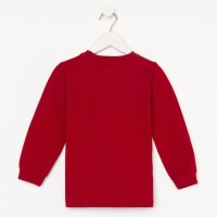 Свитшот для мальчика цвет бордовый, рост 98 Свитшот для мальчика цвет бордовый, рост 98