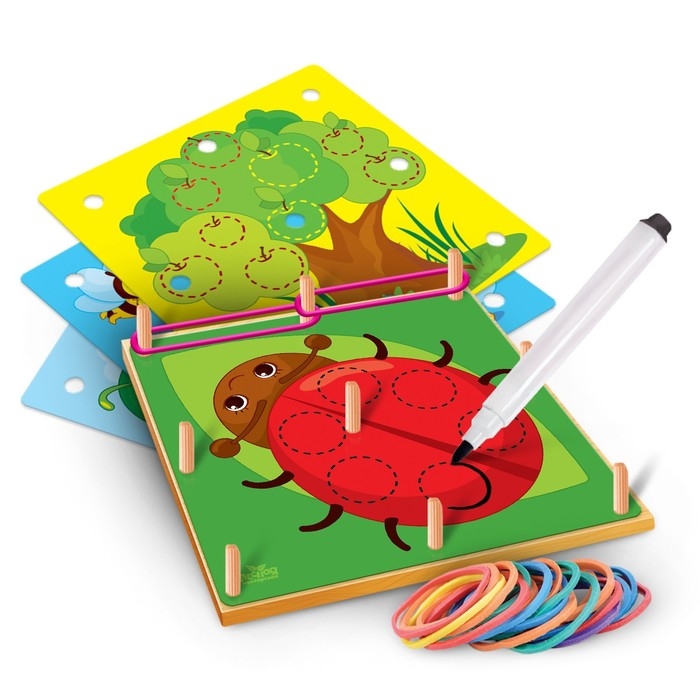 Геоборд с карточками &laquo;Пиши-стирай. Животные&raquo;