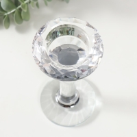 Подсвечник стекло на 1 свечу "Димитра" d=4см 7х7х14,5 см