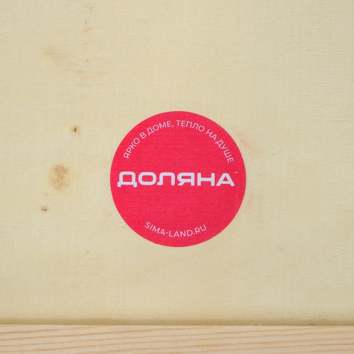 Поднос для завтрака Доляна Woodie, 38&times;25,5 см, сосна