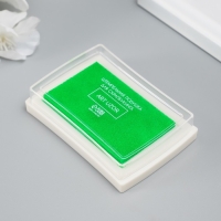 Штемпельная подушка "Фруктово-зеленый" 7,7х5,2х1,8 см Штемпельная подушка "Фруктово-зеленый" 7,7х5,2х1,8 см