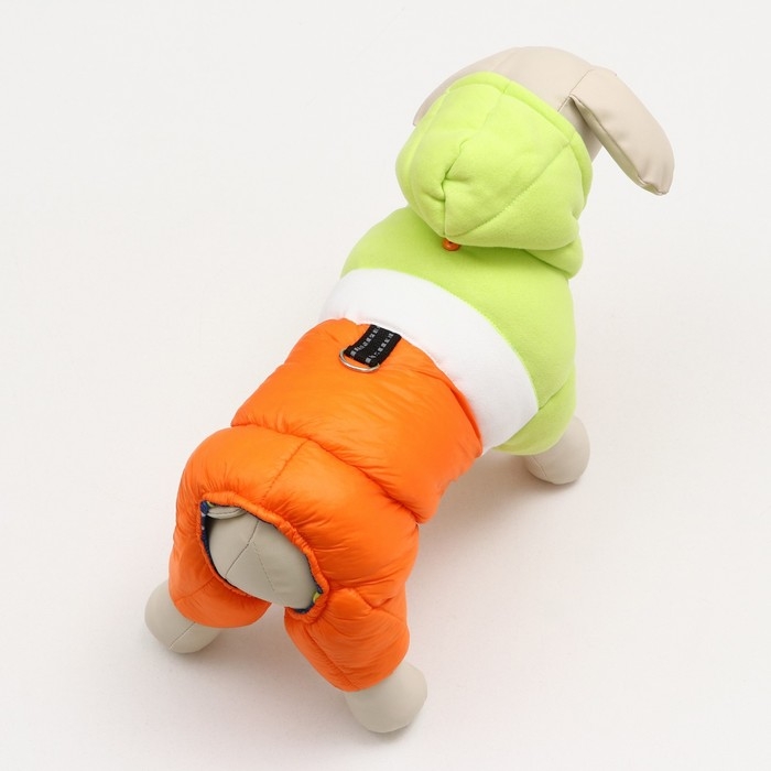 Комбинезон Комбинезон "Эльф", размер 14 (ДС 32 см, ОГ 42 см, ОШ 31 см), салатово-оранжевый