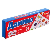 Домино &laquo;Логопедическое: звуки Ж, Ш&raquo;, пластик