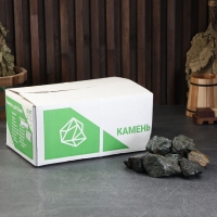 Камень для бани "Серпентинит" колотый 20 кг, фракция 70-120 мм Камень для бани "Серпентинит" колотый 20 кг, фракция 70-120 мм