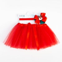 Набор для фотосессии Крошка Я "Праздничный": юбка и повязка на голову Набор для фотосессии Крошка Я "Праздничный": юбка и повязка на голову