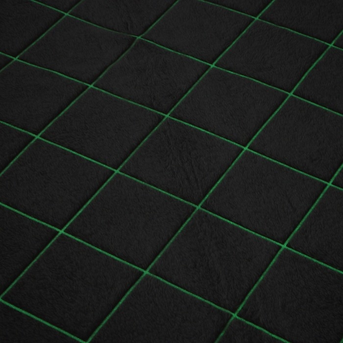 Плед светящийся в темноте Этель "Ромбы" цв.серый 150*200 см,100% п/э, 220 гр/м2