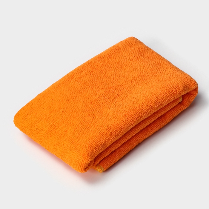 Тряпка для пола Доляна, 220 г/м², 70×80 см, микрофибра, с оверлоком, цвет МИКС Тряпка для пола Доляна, 220 г/м², 70×80 см, микрофибра, с оверлоком, цвет МИКС