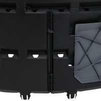 Компостер пластиковый, 800 л, 78 &times; 108 &times; 108 см, чёрный