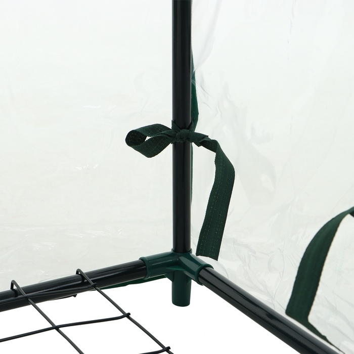 Парник-стеллаж, 3 полки, 110 &times; 40 &times; 65 см, металлический каркас d = 16 мм, чехол плёнка 80 мкм, Greengo