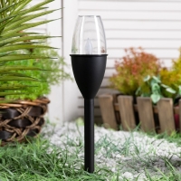 Садовый светильник Uniel Candle на солнечной батарее, 6.5 × 43 × 6.5 см, эффект пламени Садовый светильник Uniel Candle на солнечной батарее, 6.5 × 43 × 6.5 см, эффект пламени