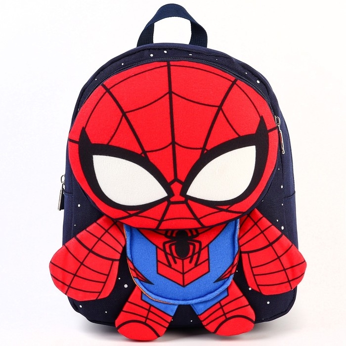 Рюкзак детский, Текстиль, 22 см х 13 см х 28 см Рюкзак детский, Текстиль, 22 см х 13 см х 28 см "Спайдер-мен", Человек-паук