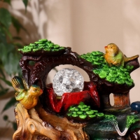 Фонтан "Птички в долине прохлады" 18х14х26,5 см (с подсветкой) Фонтан "Птички в долине прохлады" 18х14х26,5 см (с подсветкой)