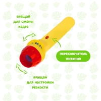 Проектор-фонарик «Забавные животные», 3 слайда, 24 картинки, цвета МИКС Проектор-фонарик «Забавные животные», 3 слайда, 24 картинки, цвета МИКС