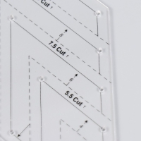 Линейка для пэчворка пластик 45&deg; "Ромб"