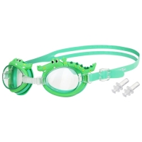 Очки для плавания детские &laquo;На волне&raquo; &laquo;Крокодил&raquo;, беруши