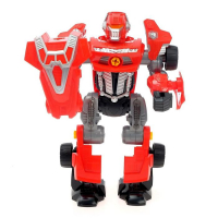 Конструктор-машина &laquo;Мега робот&raquo;, 3 в 1, со световым шуруповёртом, работает от батареек