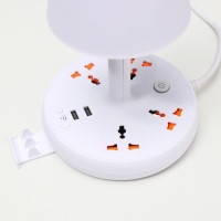 Настольная лампа "Эра" LED 5Вт 3000К-6000К 4 розетки 2хUSB2.0 МИКС 15х15х22см RISALUX Настольная лампа "Эра" LED 5Вт 3000К-6000К 4 розетки 2хUSB2.0 МИКС 15х15х22см RISALUX