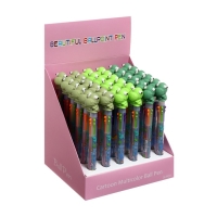 Ручка шариковая автоматическая "Дракон", 6-ти цветная, МИКС Ручка шариковая автоматическая "Дракон", 6-ти цветная, МИКС