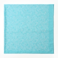 Платок женский, цвет бирюзовый, размер 70х70