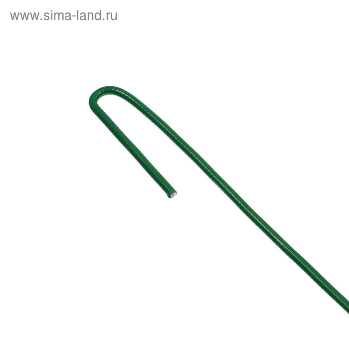 Колышек универсальный, h = 20 см, ножка d = 0.3 см, набор 10 шт., зелёный, Greengo