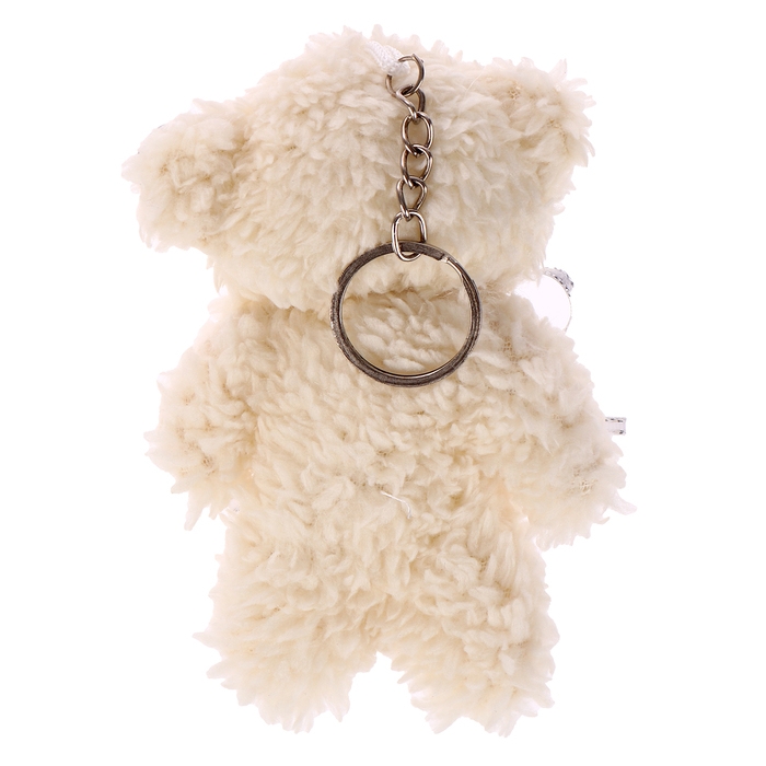 Мягкая игрушка «Мишутка с цветами» на брелоке, 11 см, цвет МИКС Мягкая игрушка «Мишутка с цветами» на брелоке, 11 см, цвет МИКС