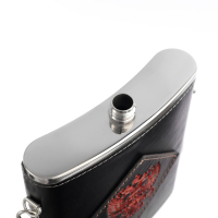 Фляжка для алкоголя и воды, 540 мл, "Герб", нержавеющая сталь, подарочная, армейская, 18 oz