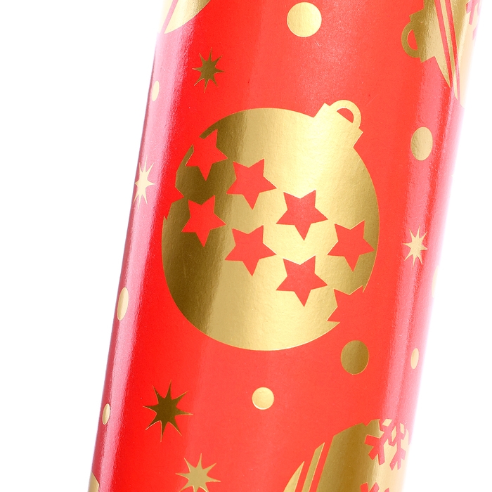 Новогодняя хлопушка пневматическая «Золотые шарики», 30 см, на новый год Новогодняя хлопушка пневматическая «Золотые шарики», 30 см, на новый год