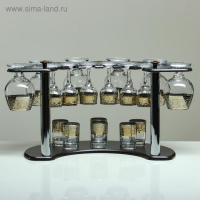 Мини-бар 18 предметов коньяк, флоренция, темный 380/55/50 мл Мини-бар 18 предметов коньяк, флоренция, темный 380/55/50 мл